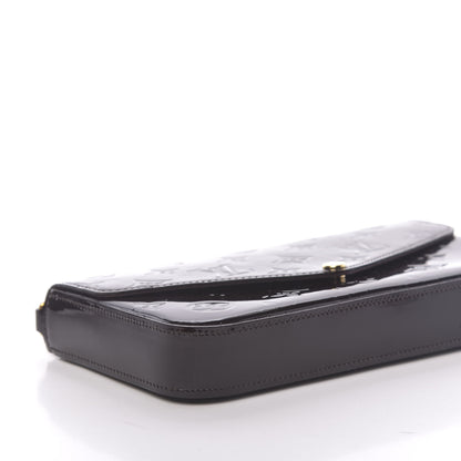 Louis Vuitton Vernis Pochette Felicie Chain Wallet Amarante 7 of 9