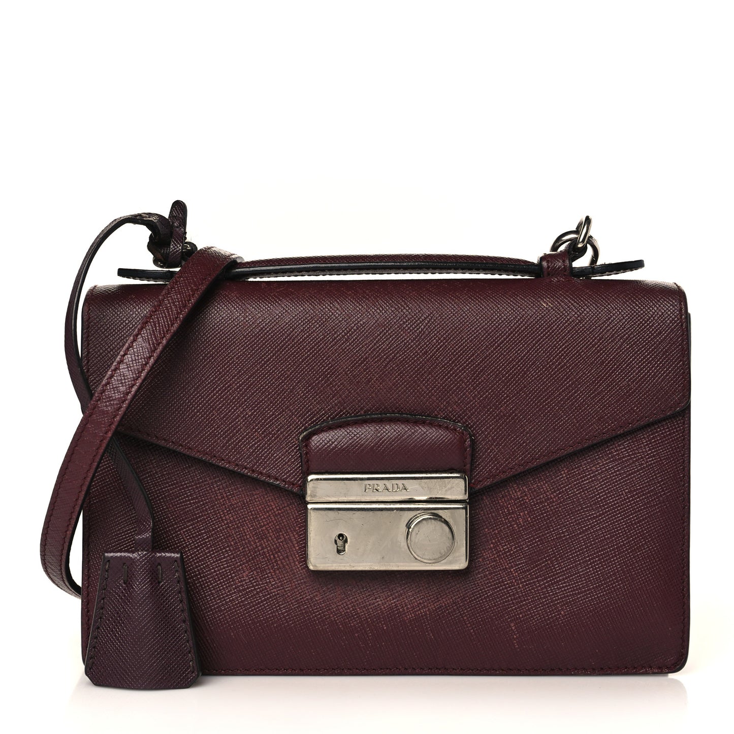 Saffiano Sound Convertible Bag Granato