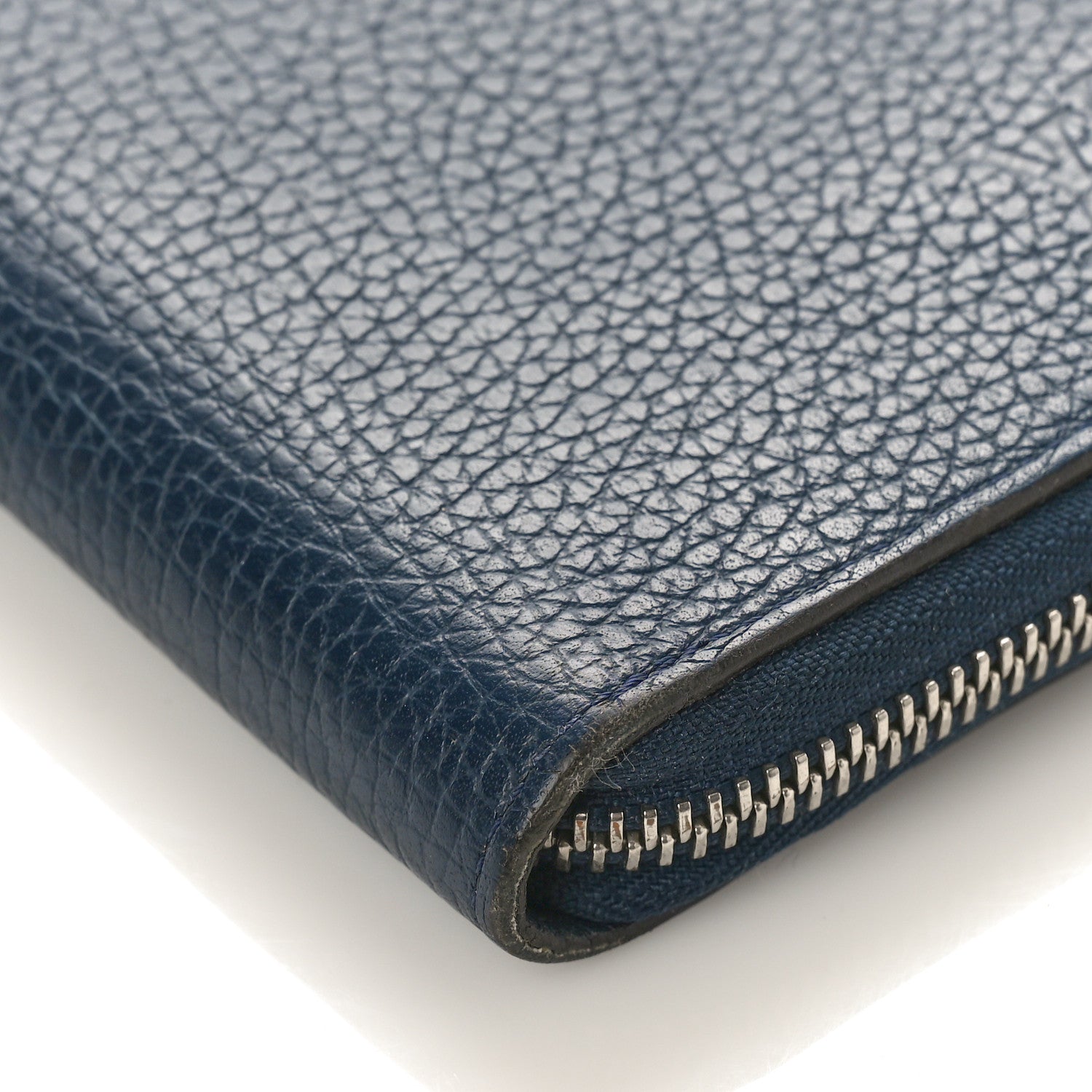 Louis Vuitton Taurillon Vertical Zippy Wallet Navy 8 of 10