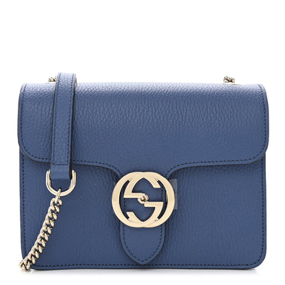 Gucci Dollar Calfskin Small Interlocking G Shoulder Bag Caspian 1 of 12