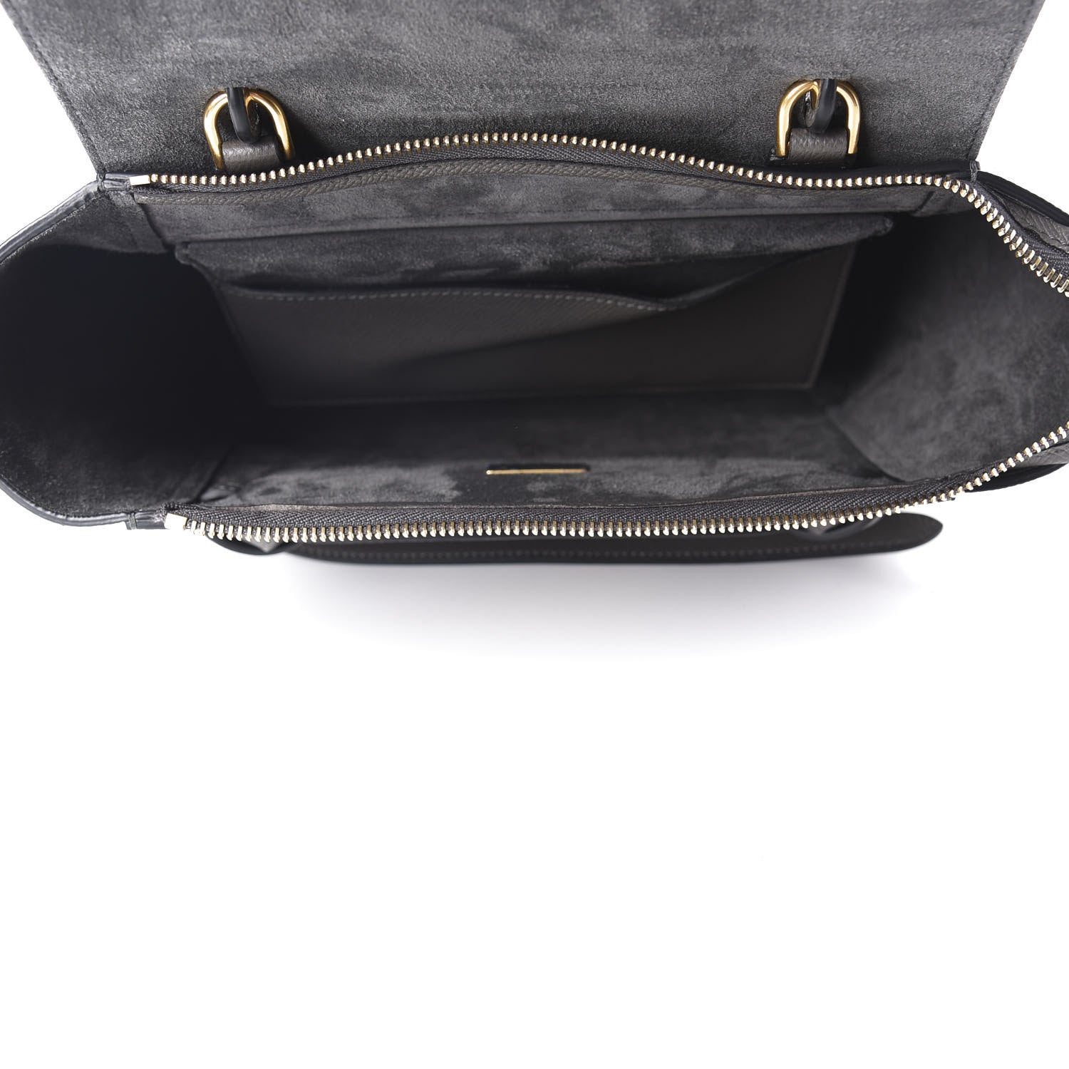 Celine Baby Grained Calfskin Micro Belt Bag Grey 6 of 12
