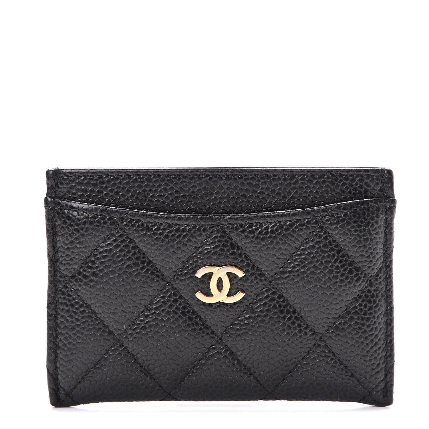 Chanel Caviar Quilted Card Holder Black 1 of 8