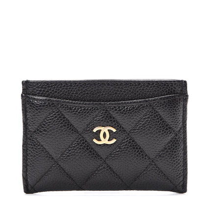 Chanel Caviar Quilted Card Holder Black 1 of 8