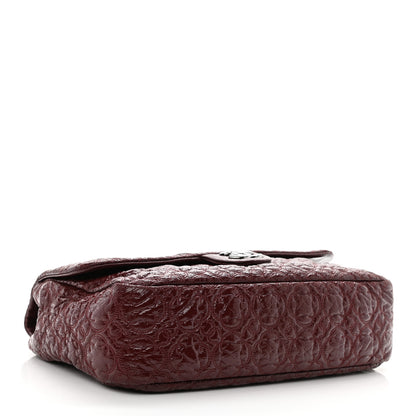 Chanel Vinyl Rock In Moscow Single Flap Dark Red 4 of 9