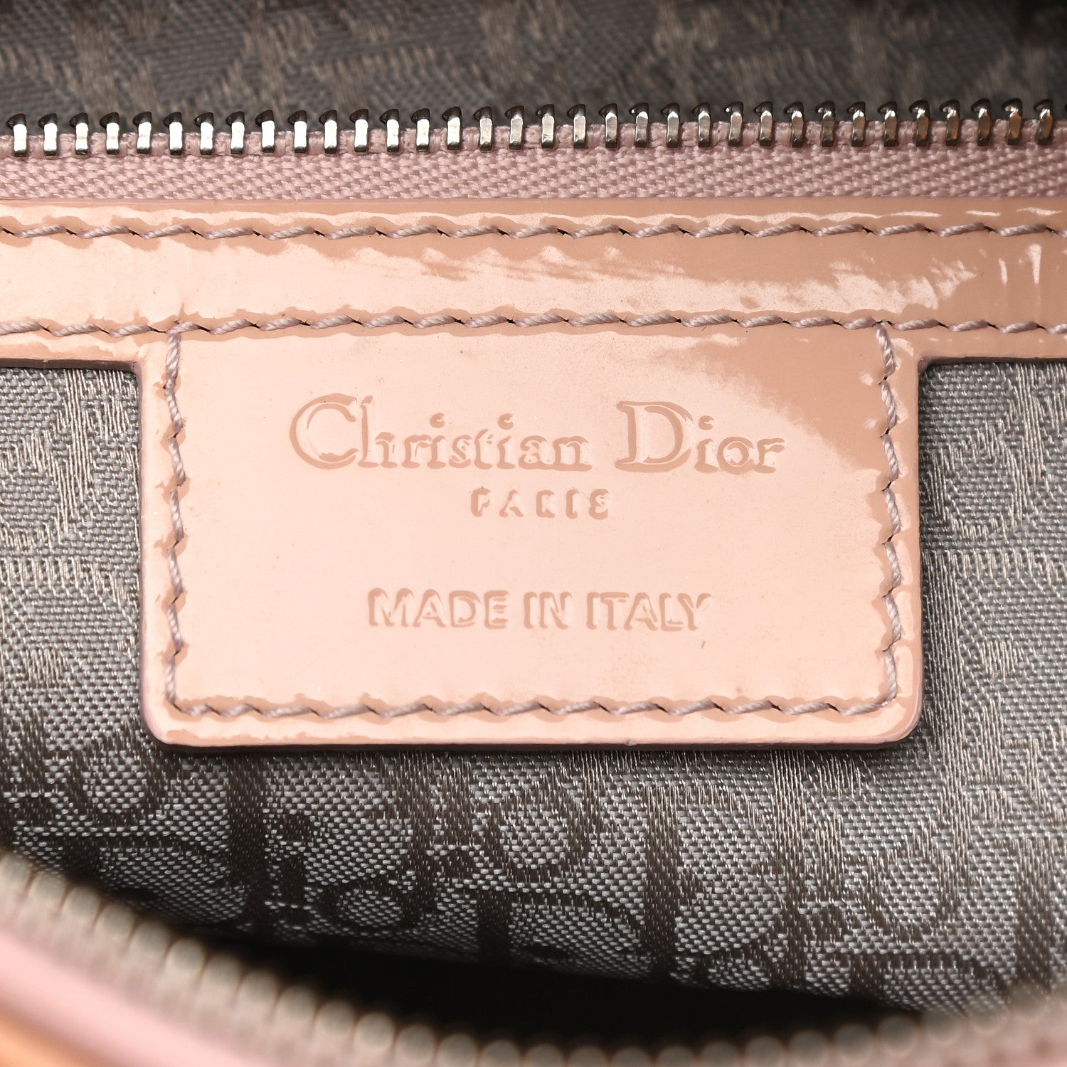 Christian Dior Patent Cannage Large Lady Dior Dark Beige 5 of 10