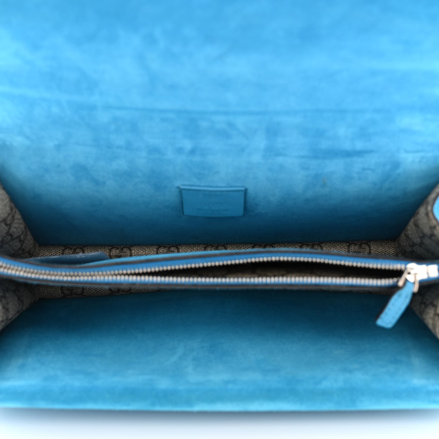 GG Supreme Monogram Small Dionysus Shoulder Bag Bright Turquoise