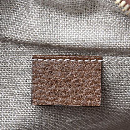 Gucci Monogram Mini Bree Messenger Bag Beige Tabacco 6 of 9