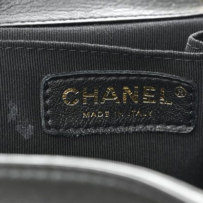 Chanel Lambskin Quilted Large Duma Drawstring Backpack Black 6 of 11