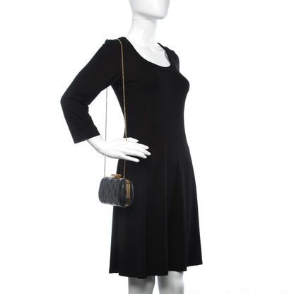 Louis Vuitton Vernis Monogram Motard Minaudiere Clutch Black 2 of 9