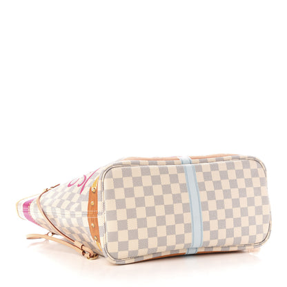Louis Vuitton Damier Azur Summer Trunks Miami Neo Neverfull MM 4 of 10