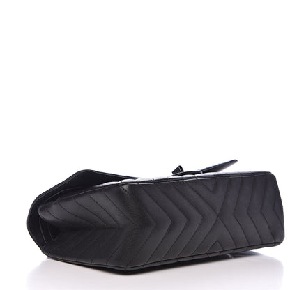Chanel Sheepskin Chevron Quilted 2.55 Reissue 225 Double Flap So Black 4 of 18