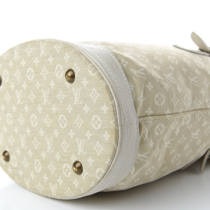 Louis Vuitton Mini Lin Monogram Bucket Bag Dune 7 of 9