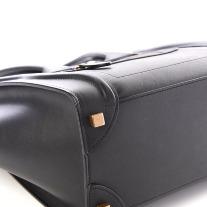 Celine Smooth Calfskin Micro Luggage Black 5 of 10