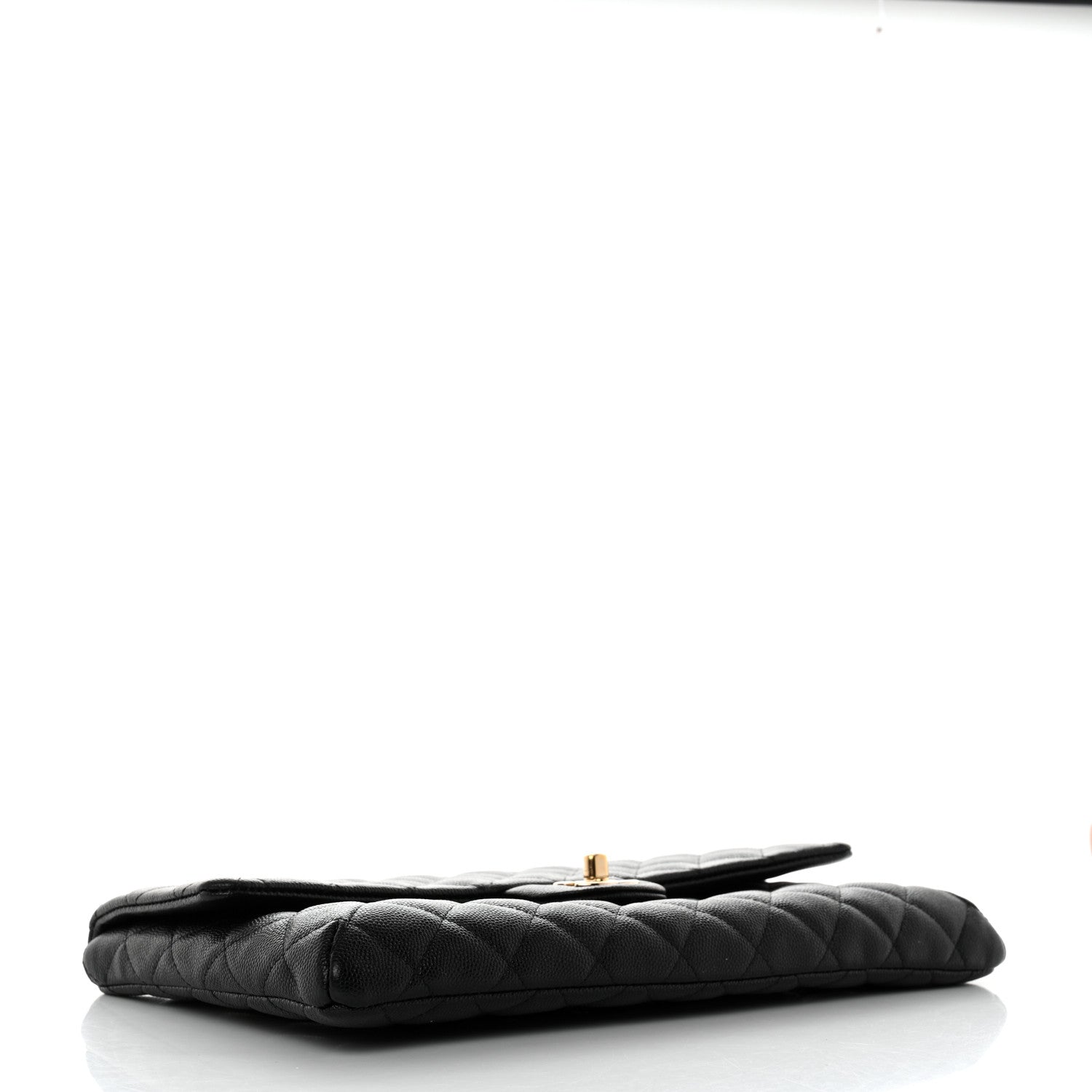 Chanel Caviar Quilted Flap Clutch Black 4 of 11