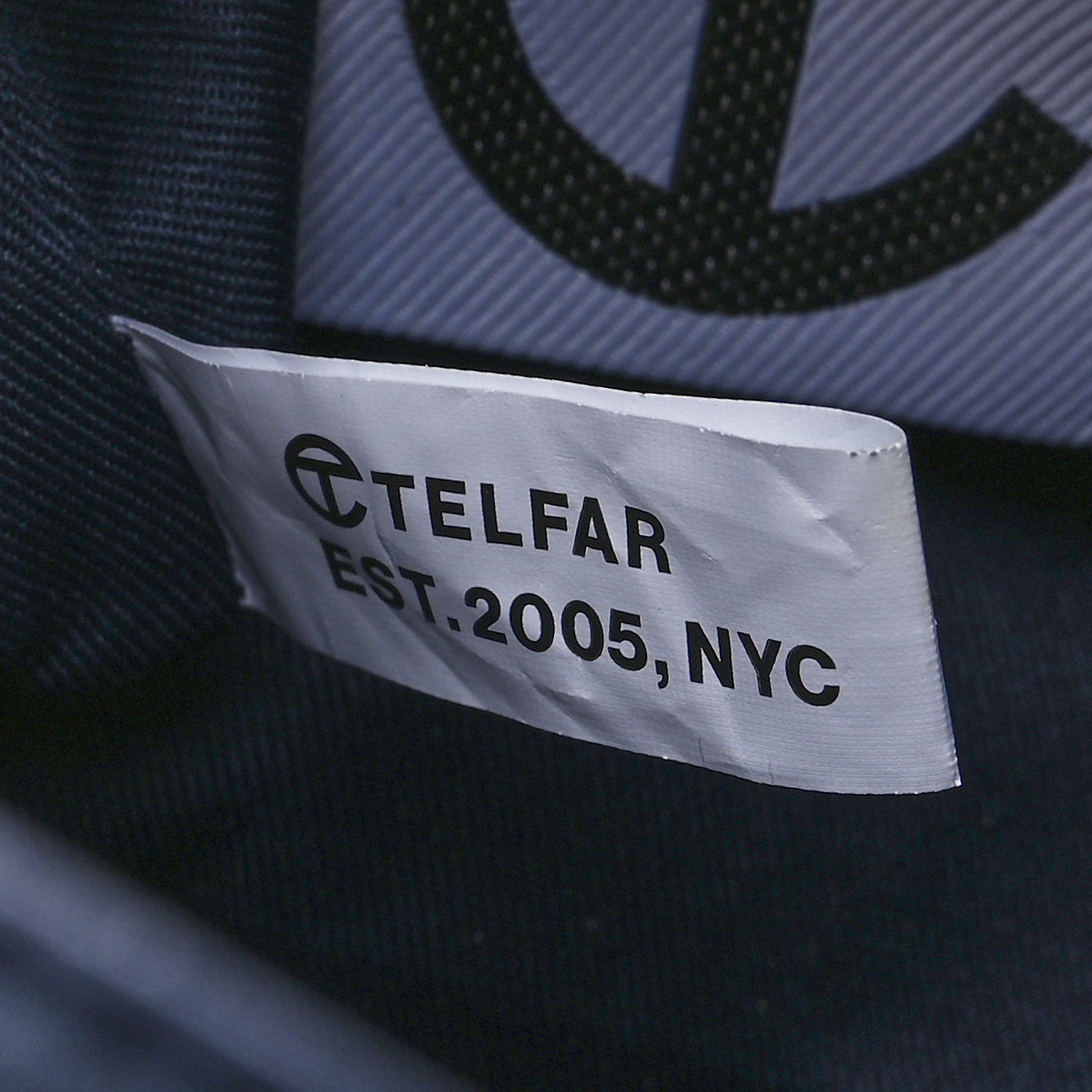 Telfar Vegan Leather Small Shopping Bag Navy 7 of 11