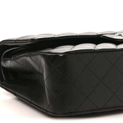 Chanel Lambskin Quilted Medium Double Flap Black 9 of 11