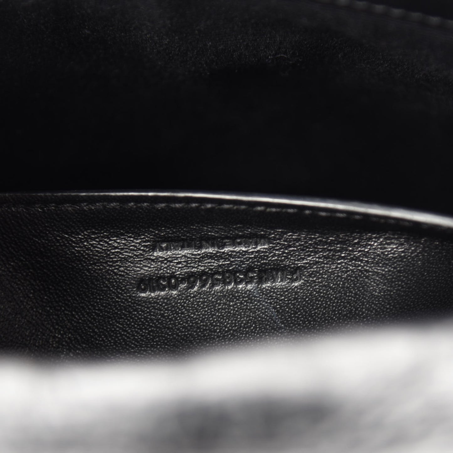 Crinkled Calfskin Matelasse Monogram Baby Niki Chain Satchel Black