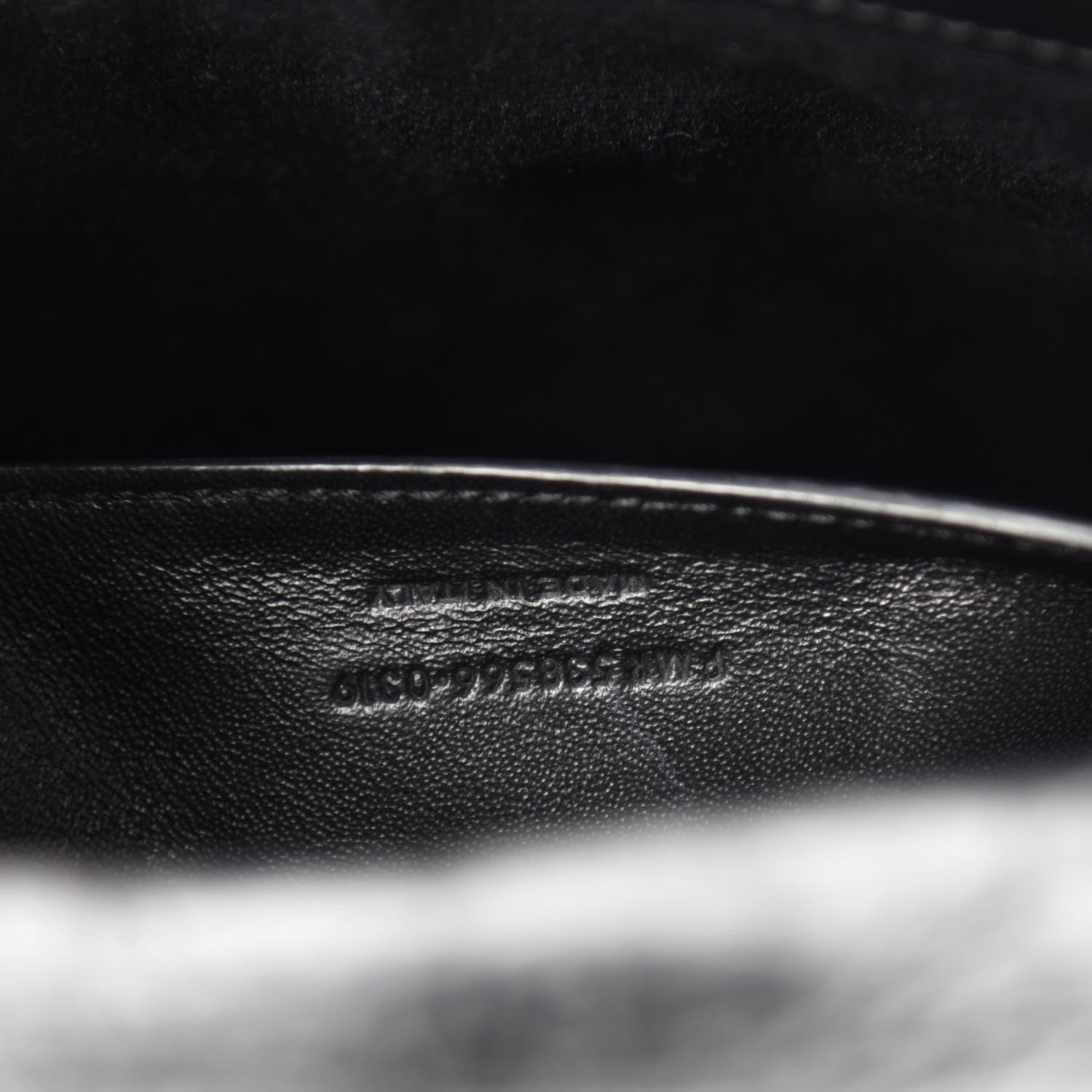 Saint Laurent Crinkled Calfskin Matelasse Monogram Baby Niki Chain Satchel Black 10 of 11