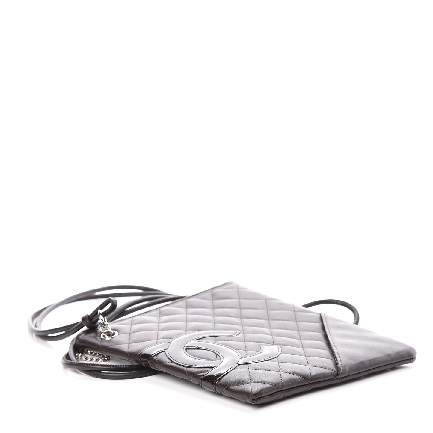 Calfskin Cambon Flat Messenger Brown