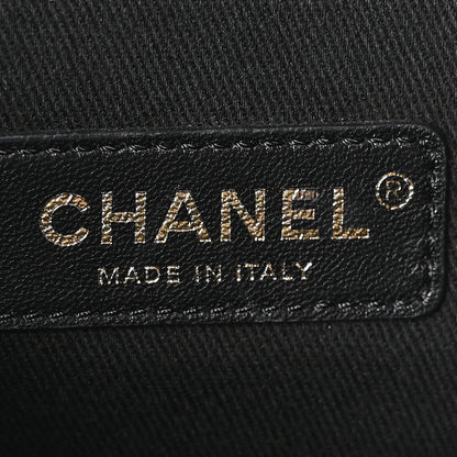 Chanel Sheepskin Caviar Quilted Daily Round Backpack Black 5 of 9