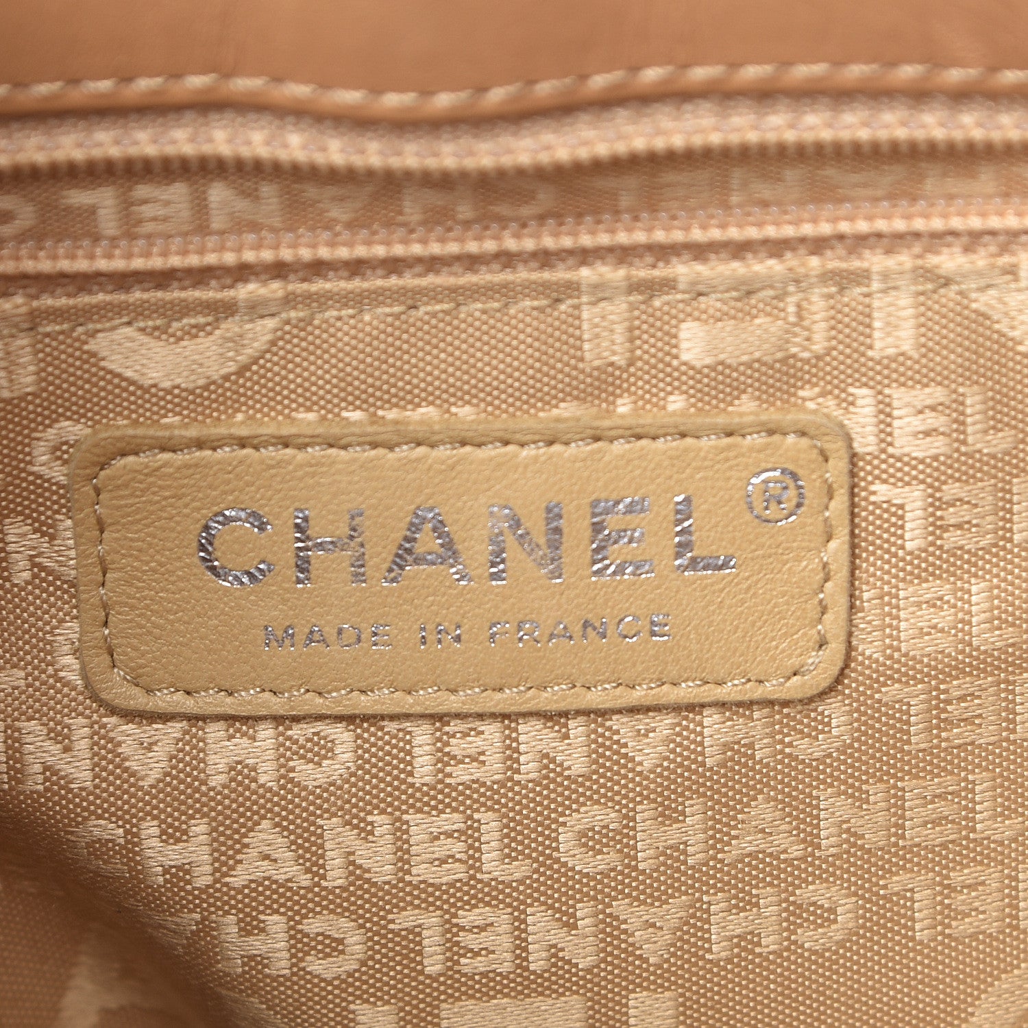 Chanel Calfskin Square Stitched Mademoiselle Hobo Tan 6 of 18