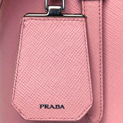 Prada Saffiano Cuir Small Double Handle Tote Pesco 11 of 23