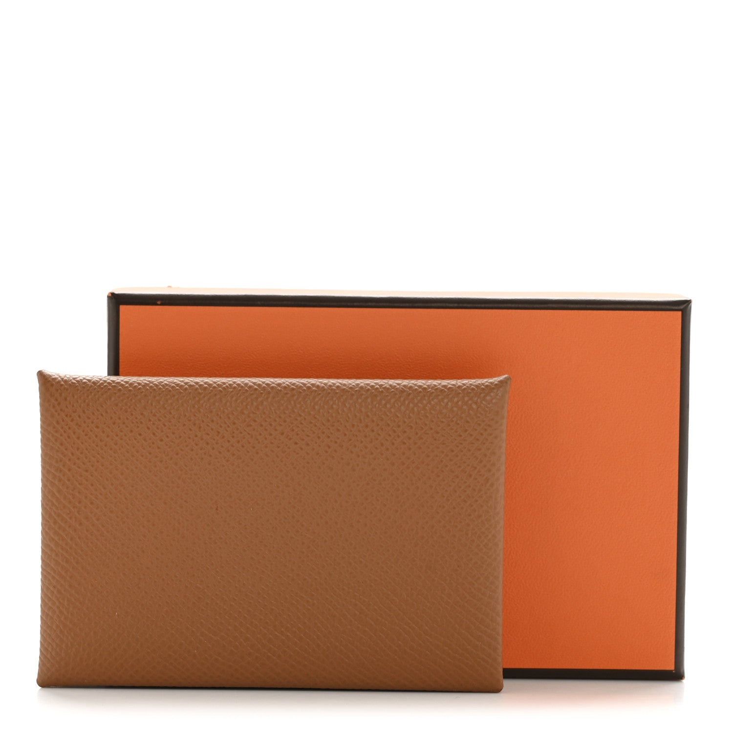 Hermes Epsom Calvi Card Case Gold 8 of 8