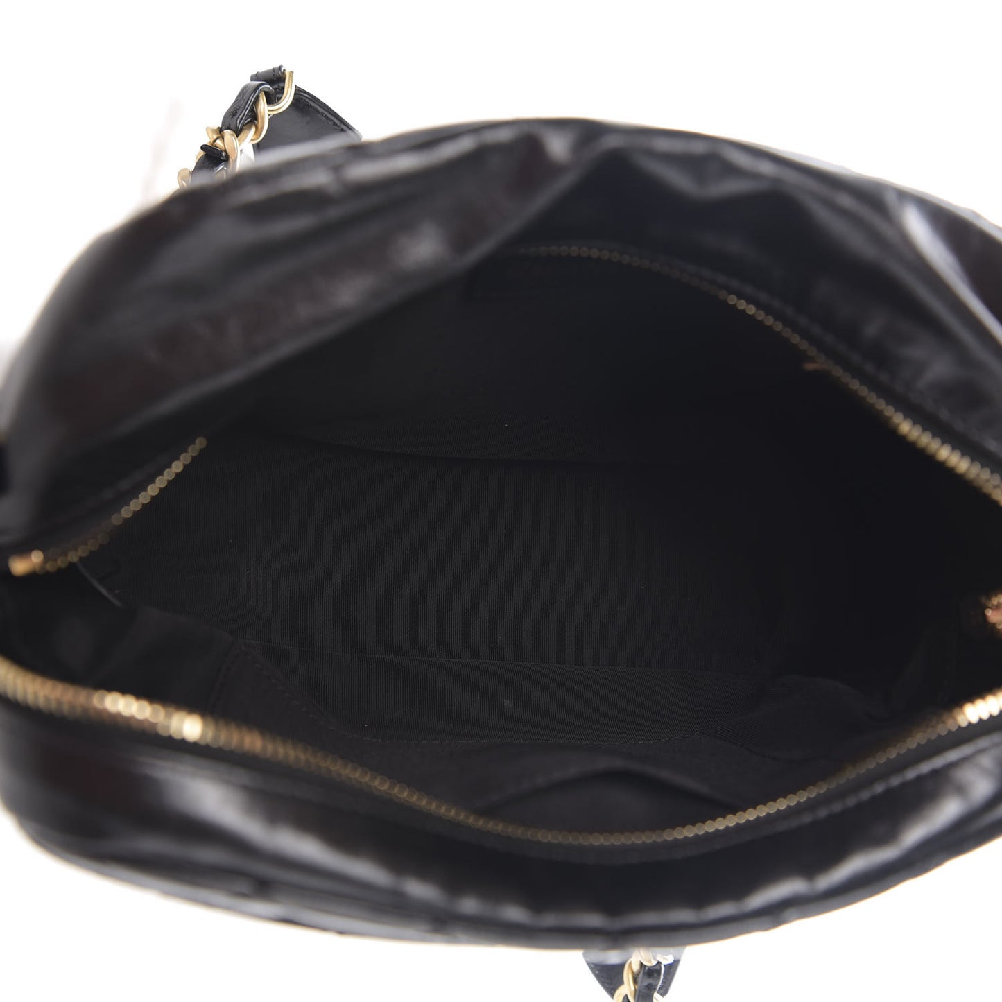 Calfskin Quilted CC Camera Case Black