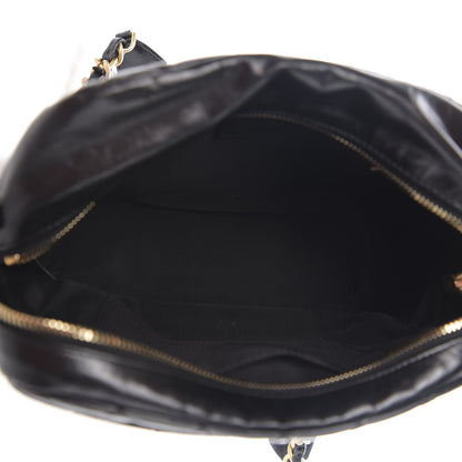 Chanel Calfskin Quilted CC Camera Case Black 4 of 9