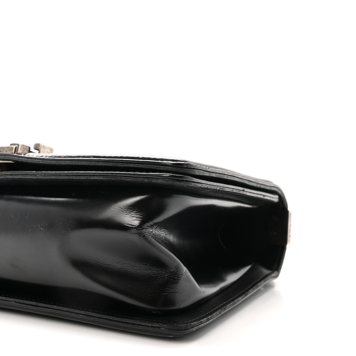 Chanel Glazed Calfskin Medium Boy Flap Black 10 of 10