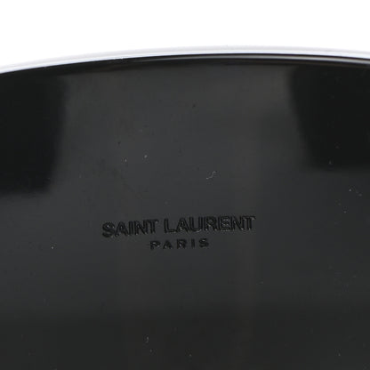 Saint Laurent Enamel Crystal Monogram Bracelet Black Gold Multicolor 4 of 5