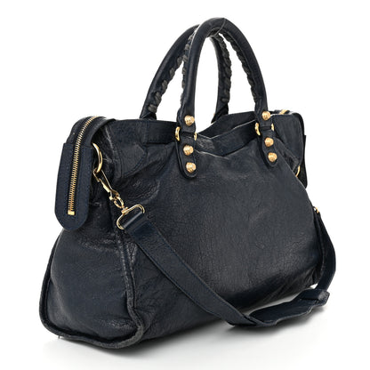 Balenciaga Agneau Giant 12 Gold Hardware City Bleu Obscur 4 of 15