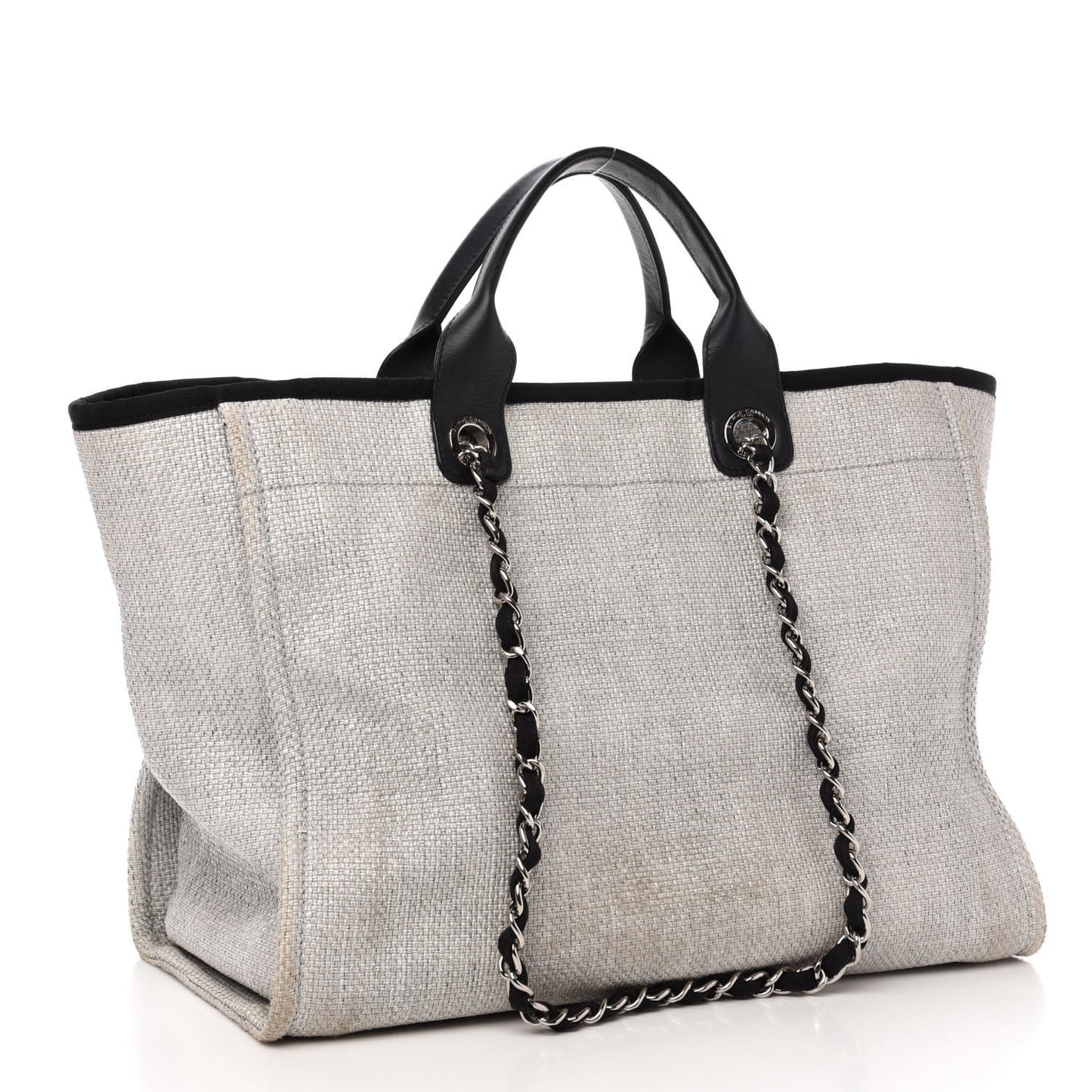 Canvas Medium Deauville Tote Grey