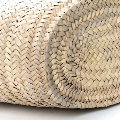 Loewe Raffia Basket Tote Bag Natural Tan 7 of 8