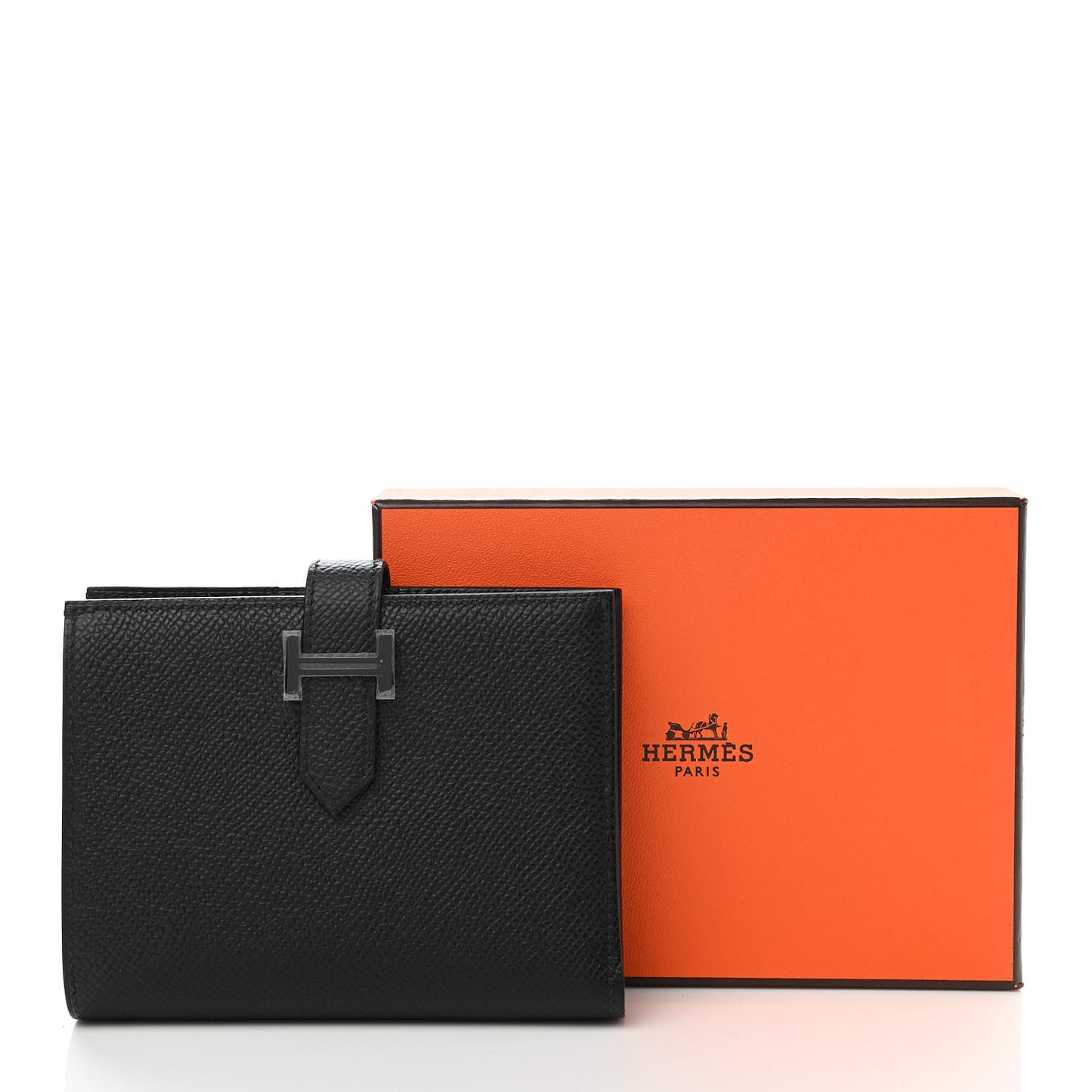 Epsom Monochrome Bearn Compact Wallet Black