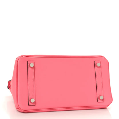 Hermes Swift Birkin 25 Rose Azalee 4 of 12