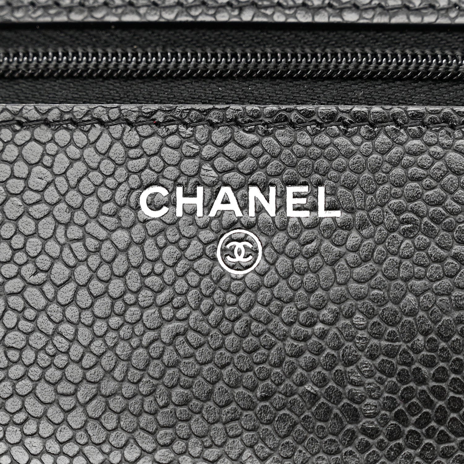 Chanel Caviar Quilted Wallet on Chain WOC Black 6 of 13