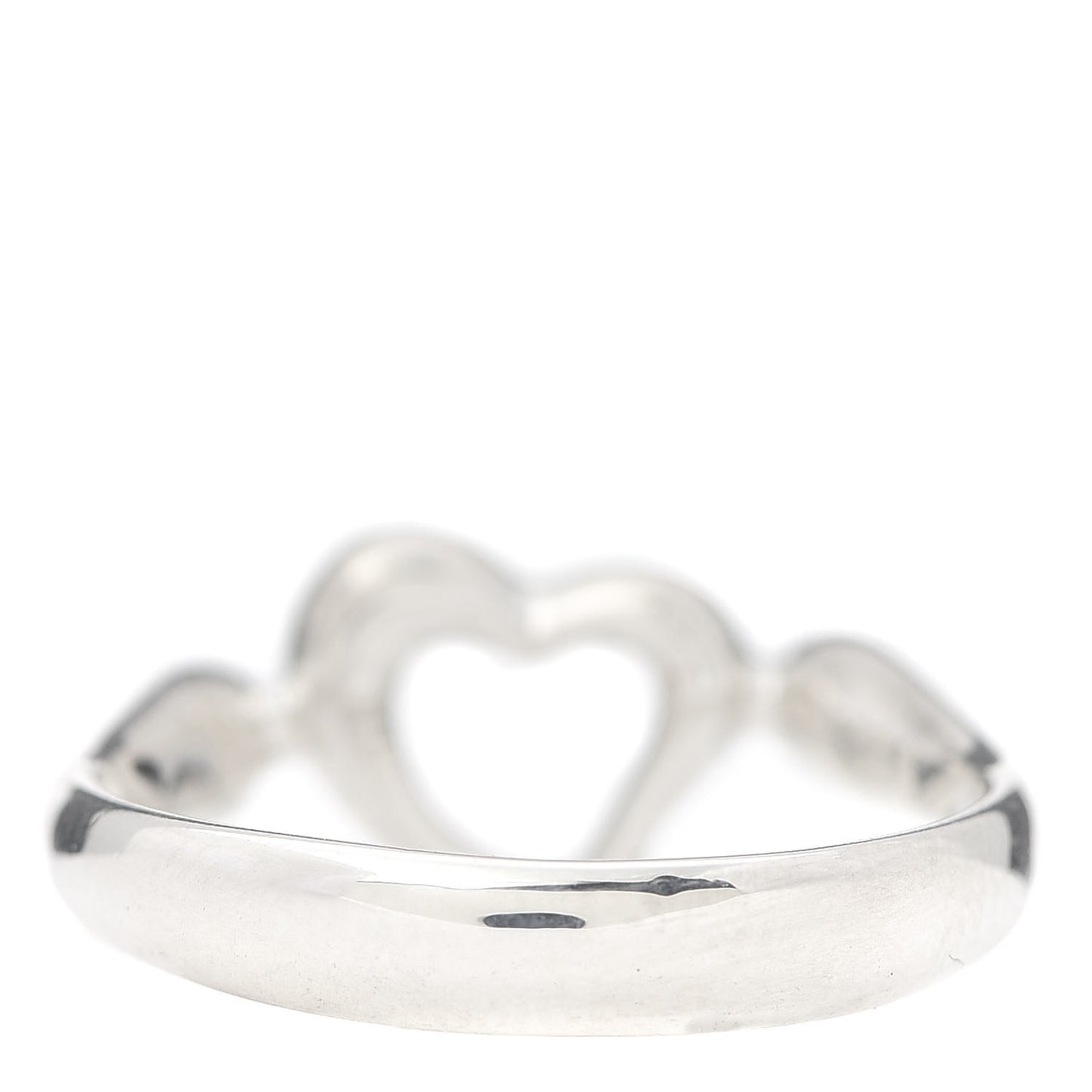 Sterling Silver Elsa Peretti Open Heart Ring 49 5