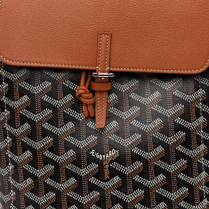 Goyard Goyardine Calfskin Mini Alpin Backpack Black Gold 7 of 17