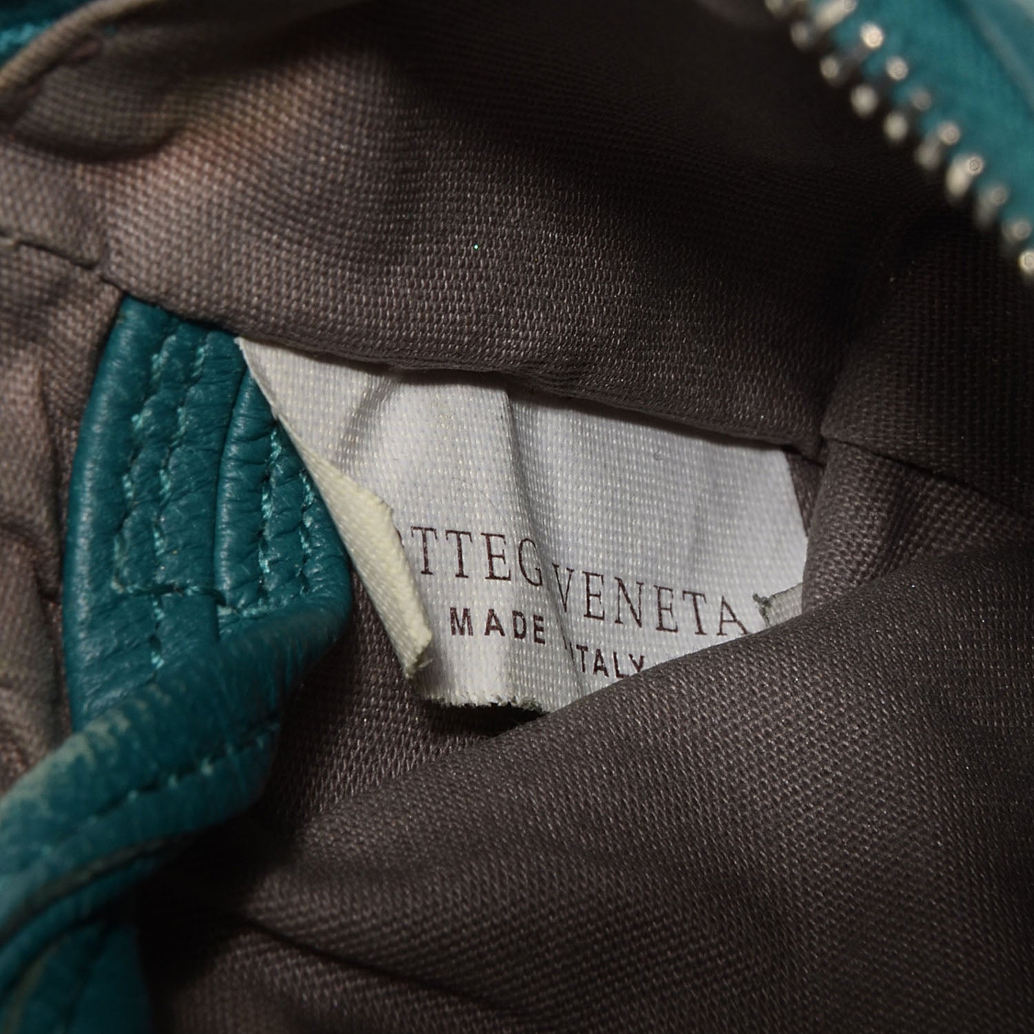 Bottega Veneta Nappa Intrecciato Key Case Teal 9 of 9