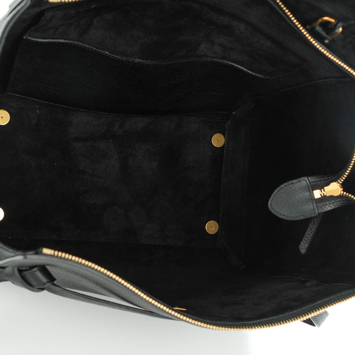 Drummed Calfskin Small Belt Bag Black