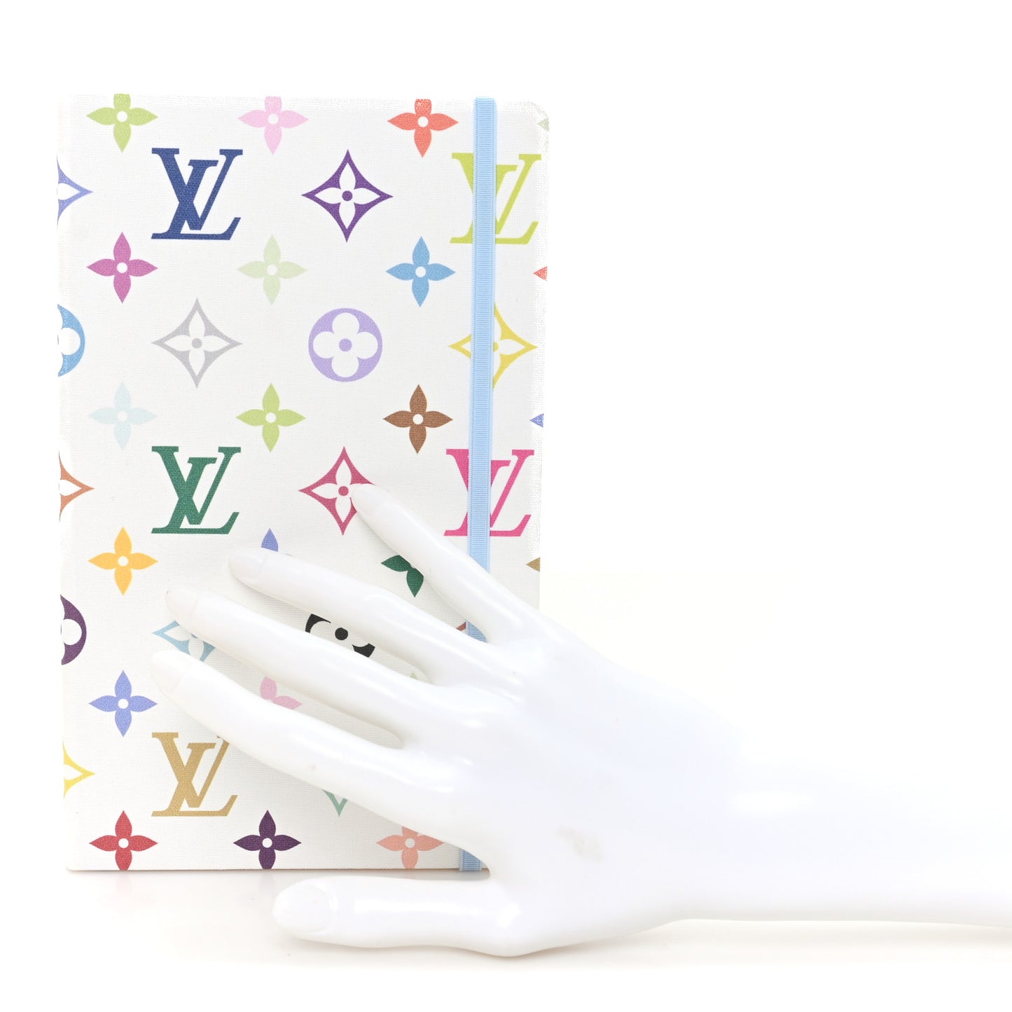 LV x TM Monogram Multicolor Jane Notebook MM White