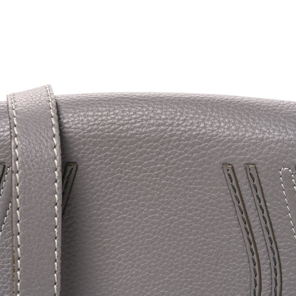 Chloe Calfskin Mini Marcie Round Crossbody Bag Cashmere Grey 9 of 12