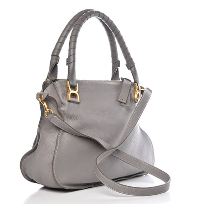 Chloe Calfskin Medium Marcie Satchel Cashmere Grey 4 of 20