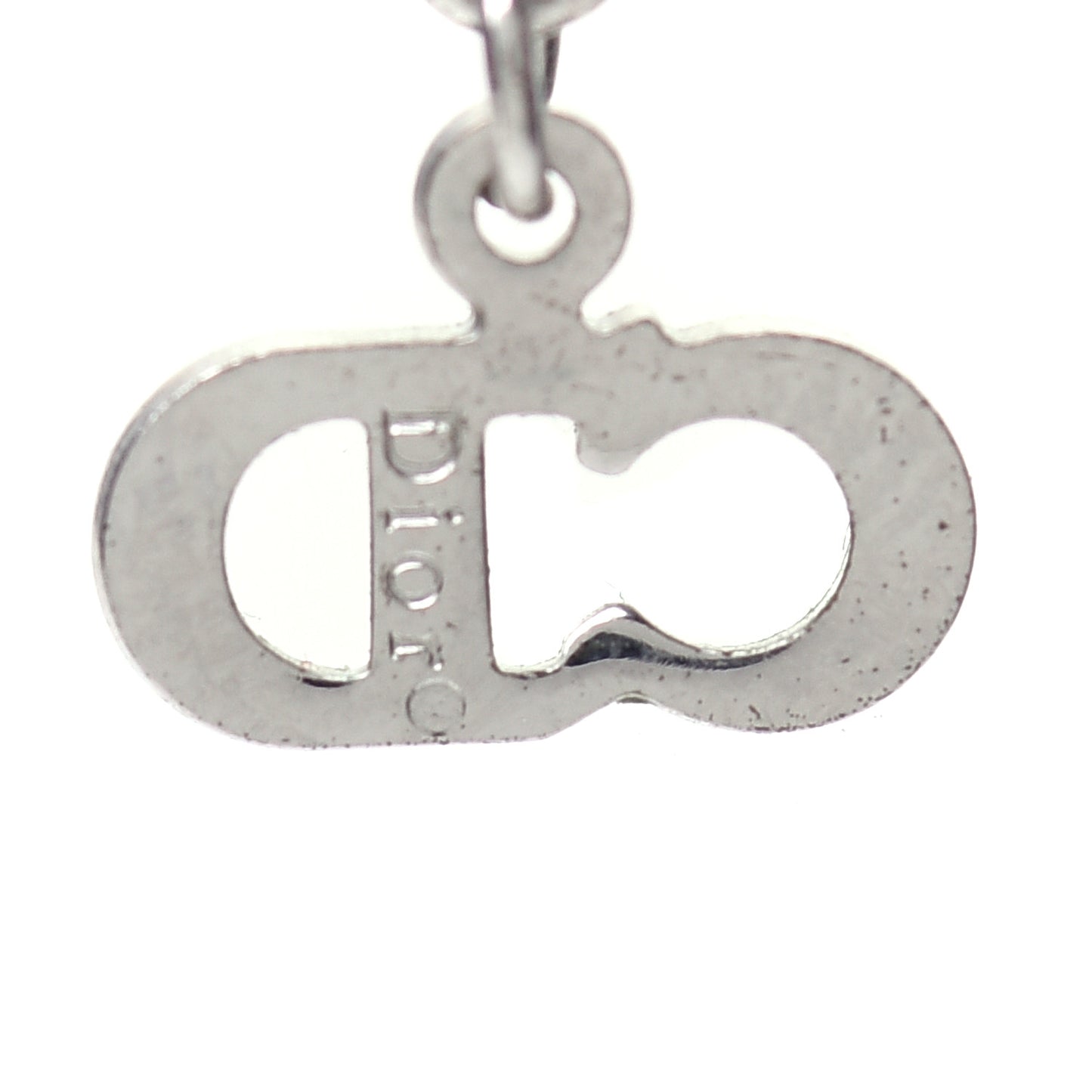 Metal Logo Necklace Silver