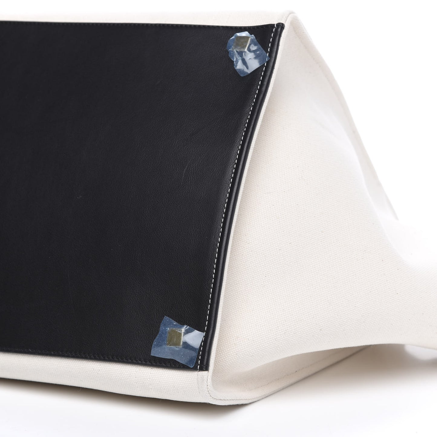 Cotton Canvas Medium Phantom Luggage White