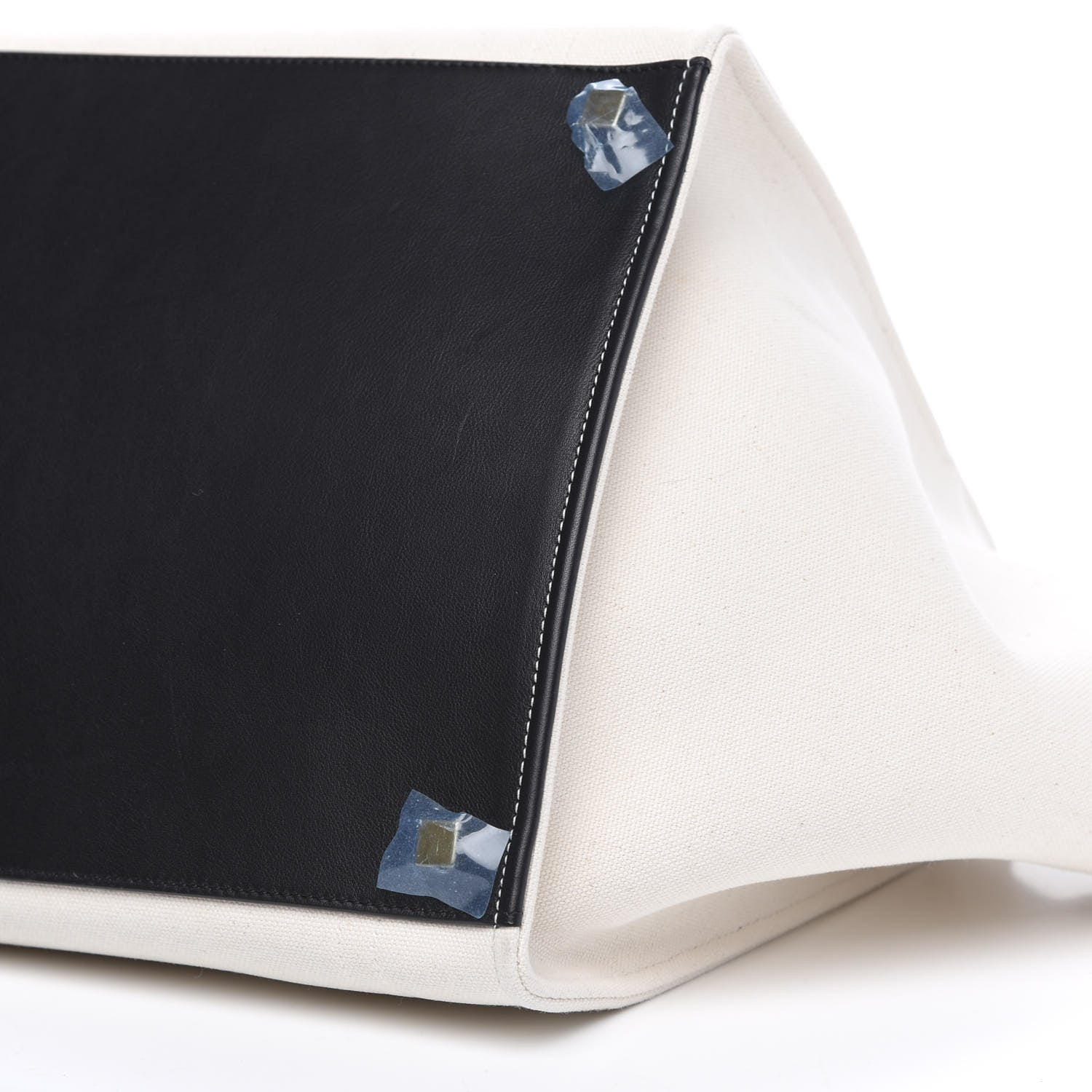 Celine Cotton Canvas Medium Phantom Luggage White 8 of 11