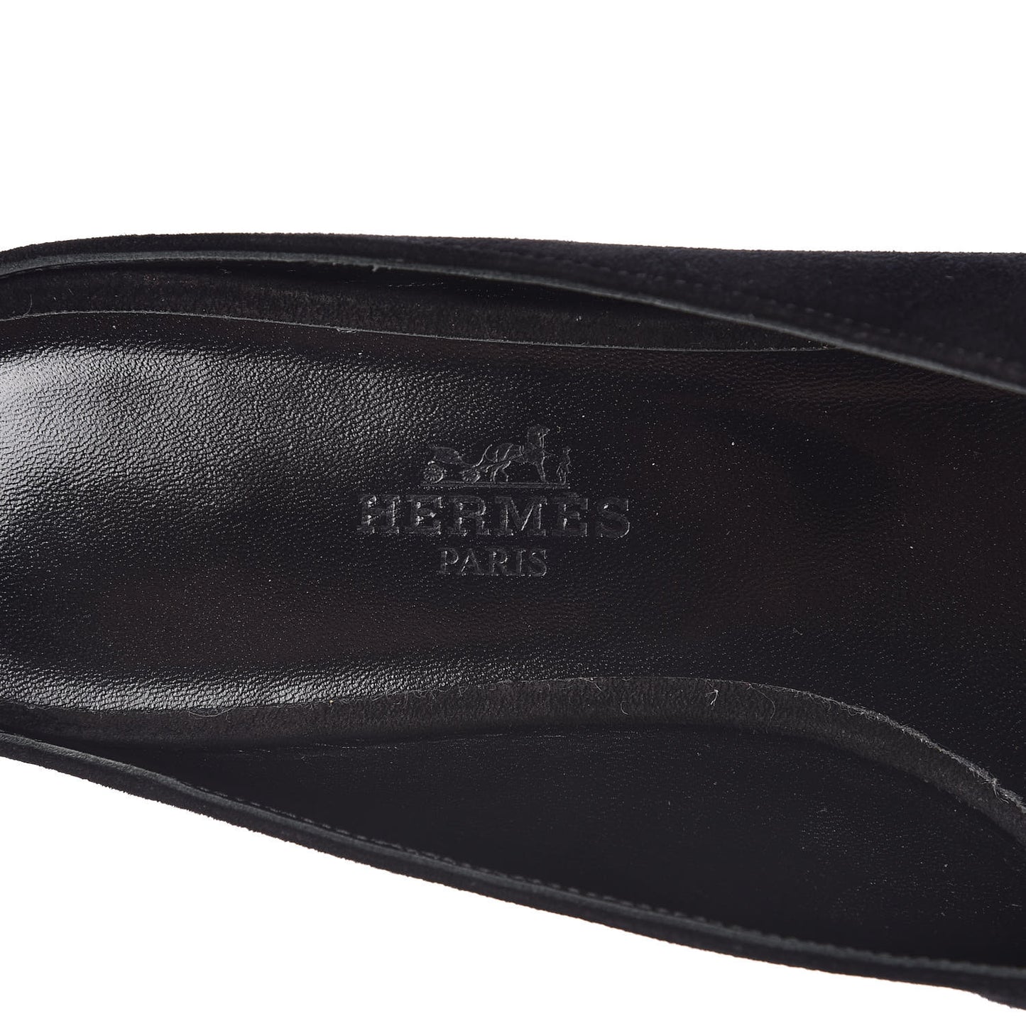 Suede Goatskin Crystal Roxane Mules 37 Gris Argente Black