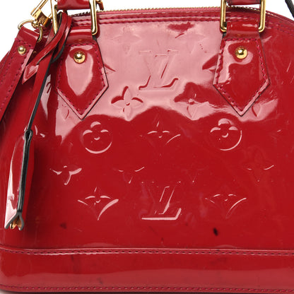 Louis Vuitton Vernis Alma BB Pomme D'Amour 10 of 13
