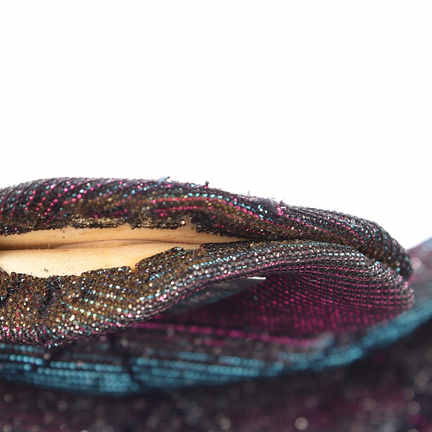 Iridescent Glitter Fabric Jumbo Single Flap Multicolor